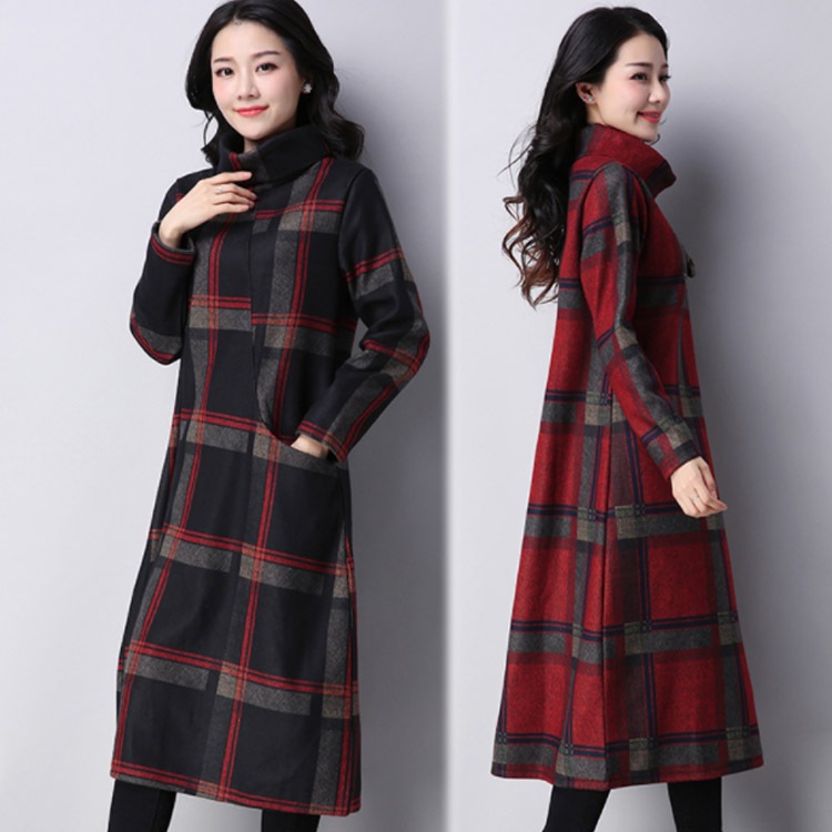 体型カバーワンピ Aラインワンピース タートルネック 秋冬 レディース マキシ丈ワンピース 長袖ワンピース チャック柄 ハイネック ロングワンピース 大きいサイズ フェミニン ラシャワンピース 着痩せ 長袖ロング マキシ丈ワンピ 売れ筋アイテムラン Vivalafocaccia Com