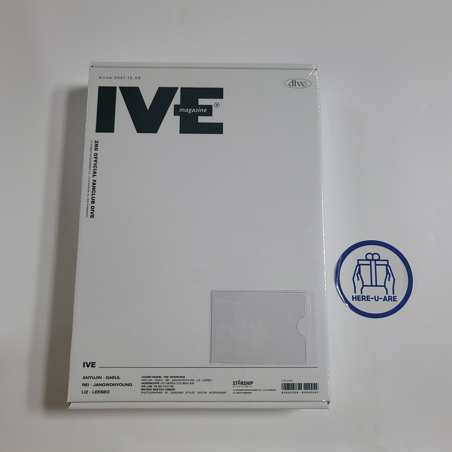未開封 IVE ファンクラブキットDIVE 2nd Fanclub ファンクラブ photocard all set FC
