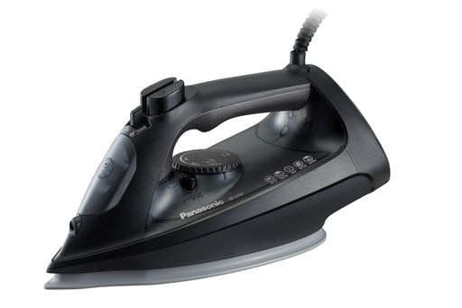 パナソニック スチームアイロン コード付き パワフル 大量スチーム 除菌 ブラック NI-U701-K