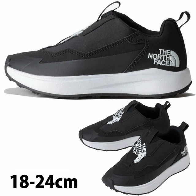 ザ・ノース・フェイス スリッポン ジュニア 男の子 K グラバルスリッポン アウトドア 女の子 子供靴 ローカット キッズシューズ NFJ52441 KW TNFブラック