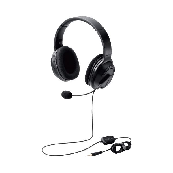 エレコム オーバーヘッド ヘッドセット 両耳 ブラック HS-HP30TBK 6,326円