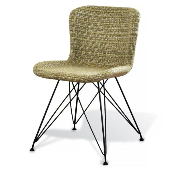 ダイニングチェア 椅子 おしゃれ ミッドセンチュリー 北欧 ファブリックシートチェア いす イス