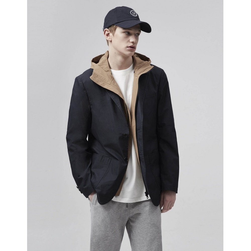 GIORDANO 072504 コットンナイロンブレザー_3color