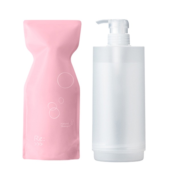 Re: ナチュラル シャンプー 600mL カートリッジ付き セット 5,372円