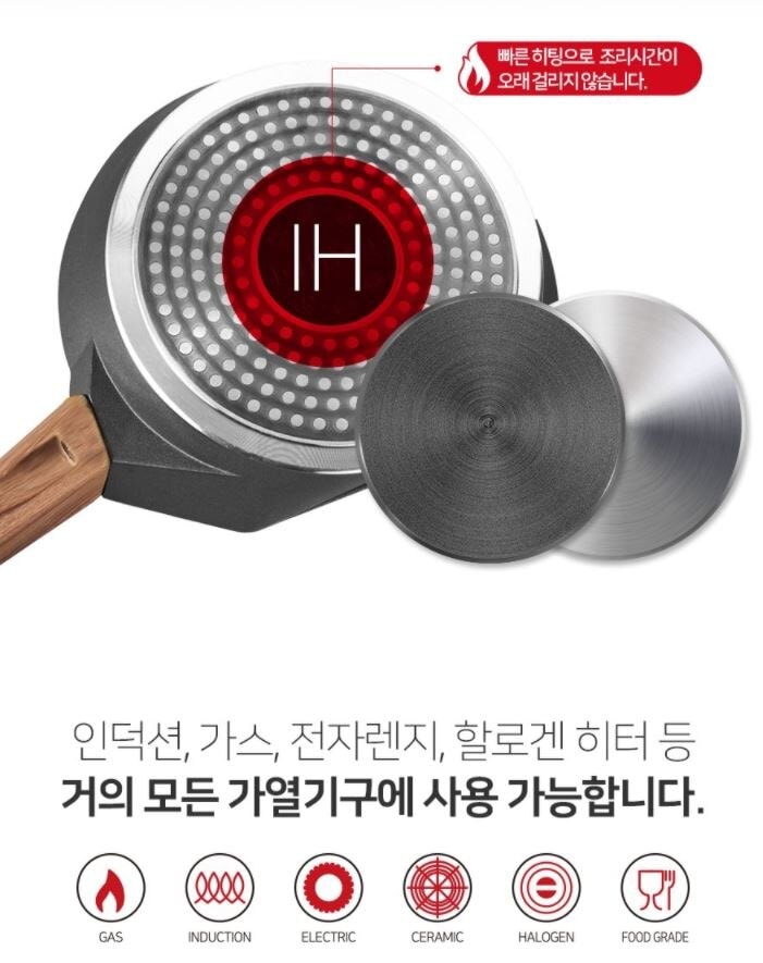 ハンセム マイクック IH 鋳物 スタンディング フライパン