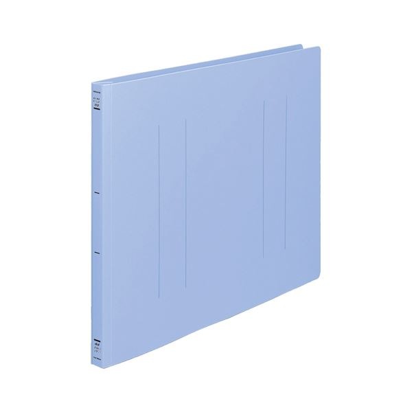 (まとめ) コクヨ フラットファイル(PP) A3ヨコ 150枚収容 背幅20mm 青 フ-H48B 1セット(10冊) (×5セット)