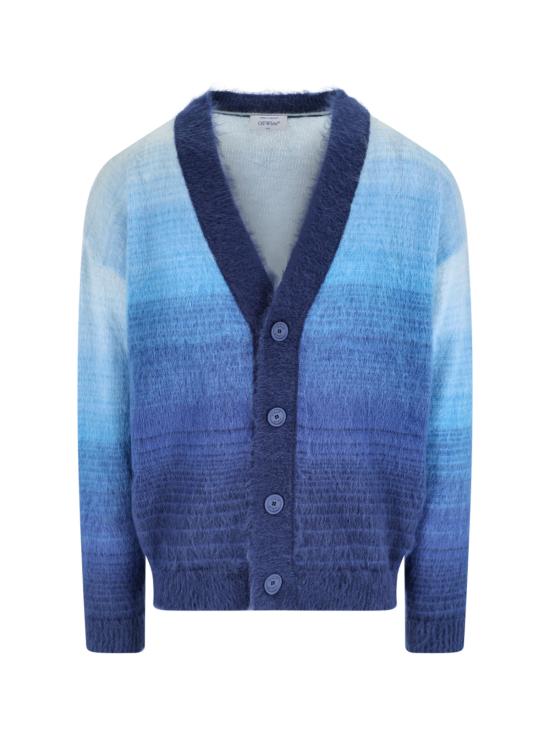 OFF WHITE Men Sweater OMHB02MF25KNI001 4649 Blue