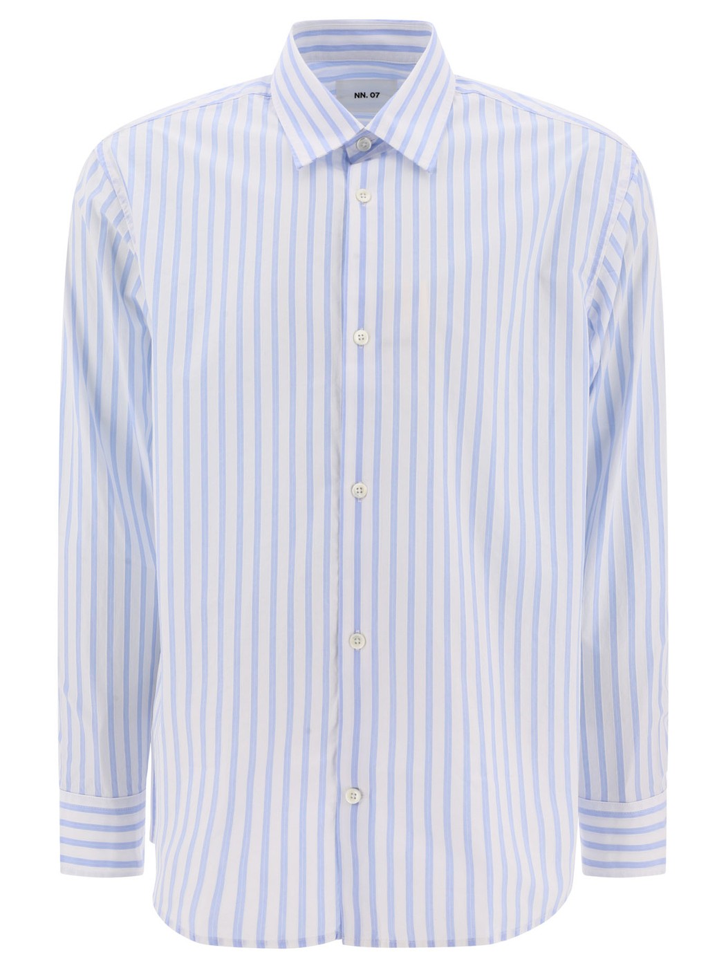 2425973745FREDDY NO PKT 5973AQUA STRIPE ブルー 春夏2024 シャツ メンズ vi