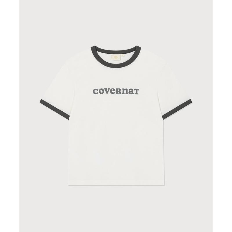 ウーマン クーパーロゴ リンガー Tシャツ オフホワイト CO2602ST73 OW