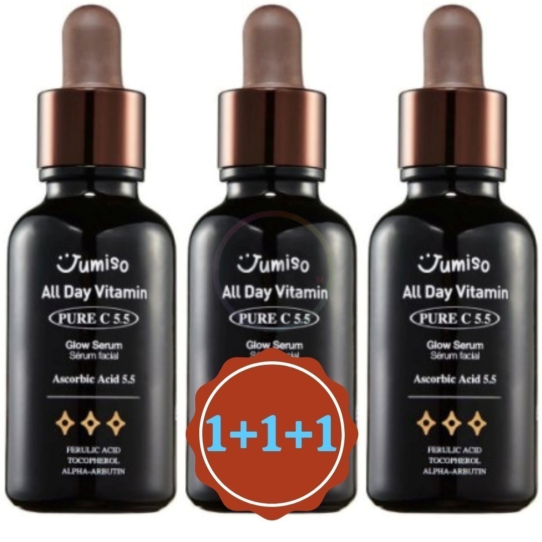 1+1+1 オールデイ ビタミンピュアC 5.5 グロー セラム 30ml 鎮静 弾力 保湿 栄養供給