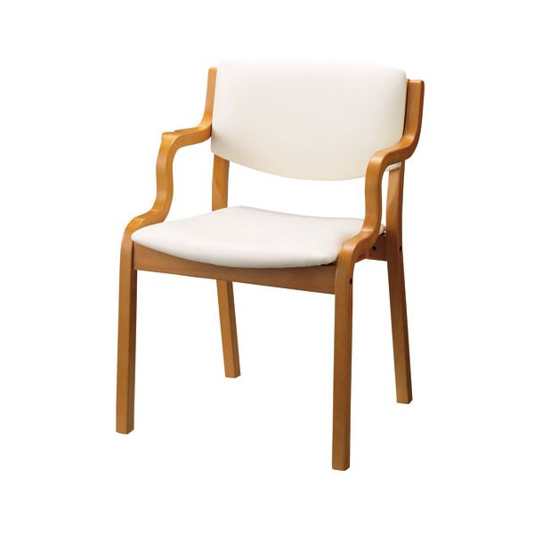 FRENZ 会議イス PN-N65L オレンジ 固定脚