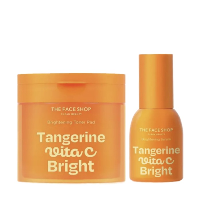 【SEVENTEEN ウォヌPICK】 タンジェリン ビタC トナーパッド 90枚 ＋  セラム 35ml 2種セット