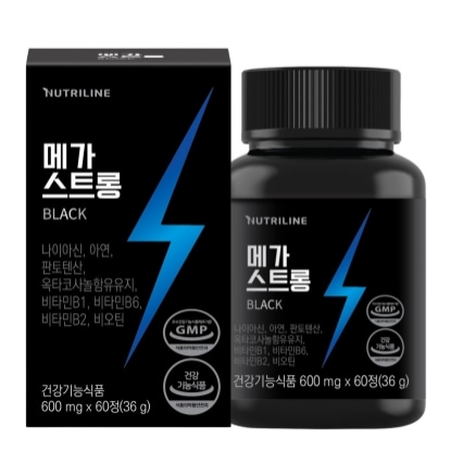 [ell25] エネルギーブースターメガストロングブラック_疲労回復_活力up!エネルギーup!60錠