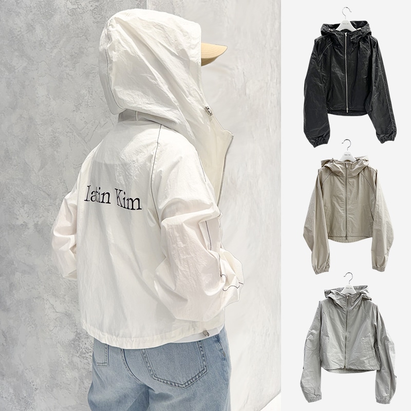 MATIN CROP HOODY COATING JUMPER ブルゾン ・ ジャケット カジュアル[5カラー]