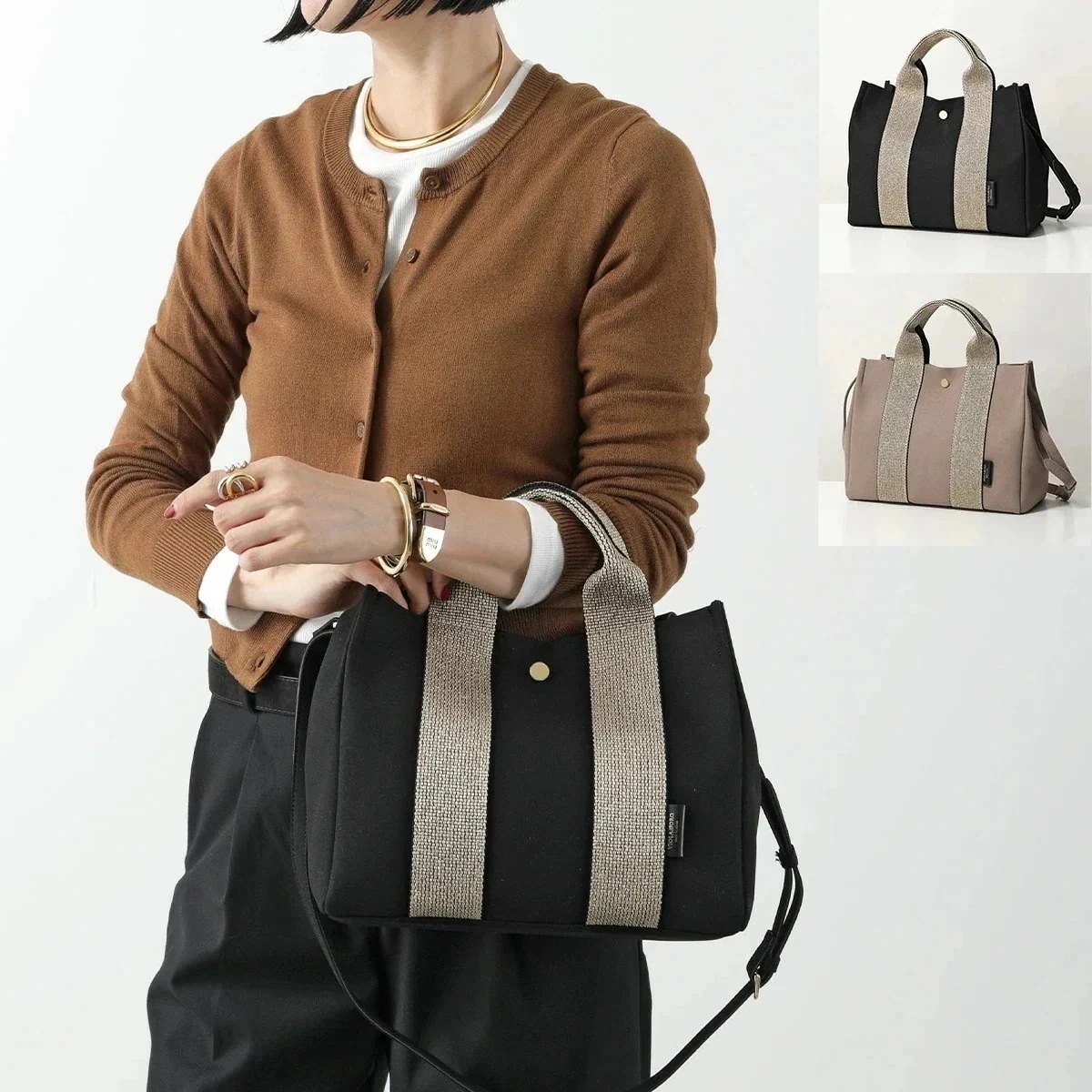 VIOLAdORO ヴィオラドーロ ミニトート GINO M ジーノ V-2096 レディース ラメ マイクロファイバー トートバッグ ハンドバッグ 鞄 カラー 【mega】