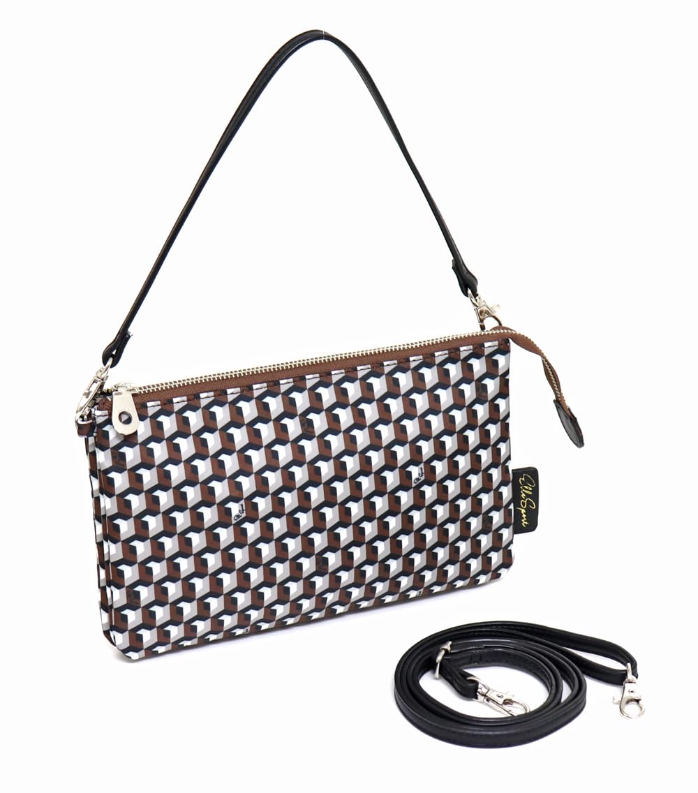 [エル スポーツ] 2Wayスリムショルダーバッグ E02A (ブラック)