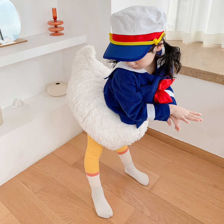新作入荷 激安セールドナルドダックコスムコスプレ子供服ベビー可愛い漫画巨尻スーツ衣装