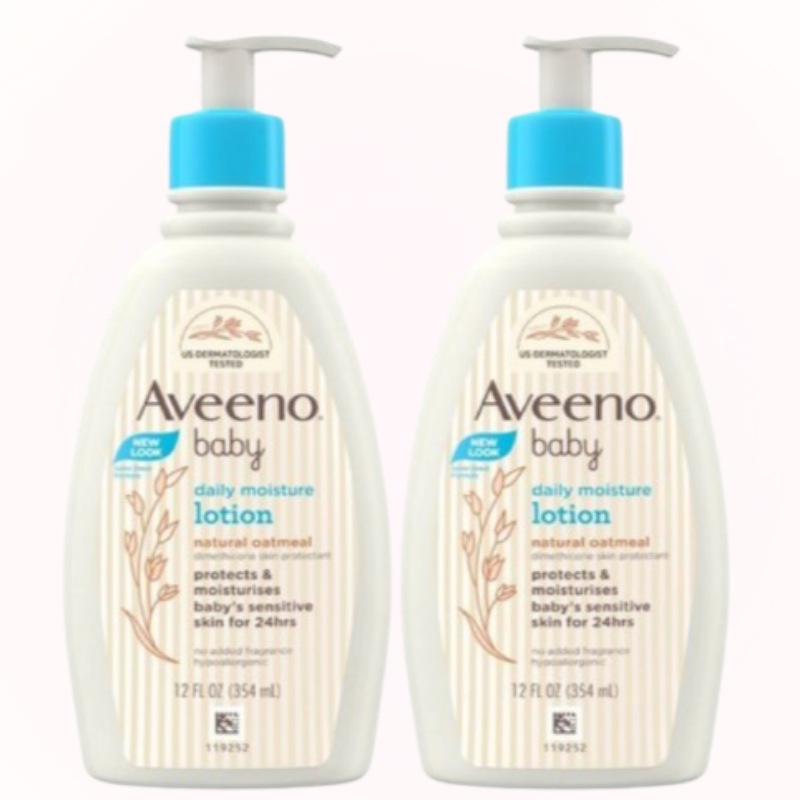 【お得な2本セット】ベビー デイリーモイスチャーローション 354ml×2本ベビーローション　低刺激　無香料　しっとり保湿　敏感肌用　オートミール配合　アメリカ人気ブランド　ファミリー向け赤ちゃん