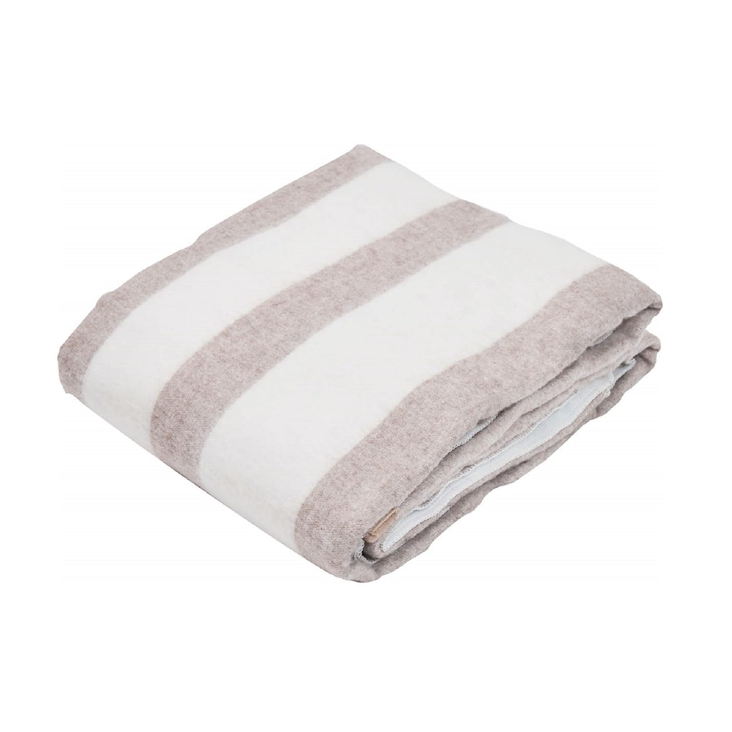 [山善] 電気毛布 掛け 敷き 兼用 188×130cm ダブル 洗える ダニ対策機能 温度調節機能 ホワイト×ベージュ YMK-28