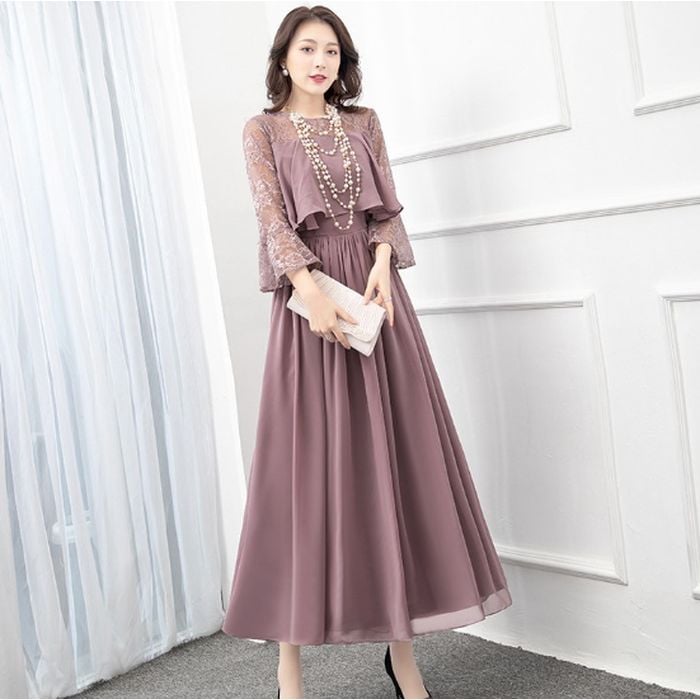 結婚式 ドレス ぽっちゃり パーティードレス 韓国 大きいサイズ マキシ丈 ロング XS 3L 4L 小さいサイズ おしゃれ ワンピース クラシカル 個性的 二次会 謝恩会 お呼ばれ 20代 30代