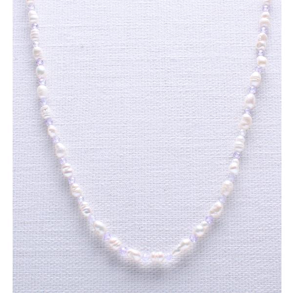 韓国直輸入 BTS V(テテ)着用【BienVetu】【アーミーパープル】ジルコニア レイヤード 淡水真珠 ネックレス 韓国 韓国雑貨 韓国服 ジム