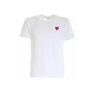 26SS レッドハートワッペンパッチTシャツ ホワイト AX-T108-051-2 151009444 [U] 20,559円