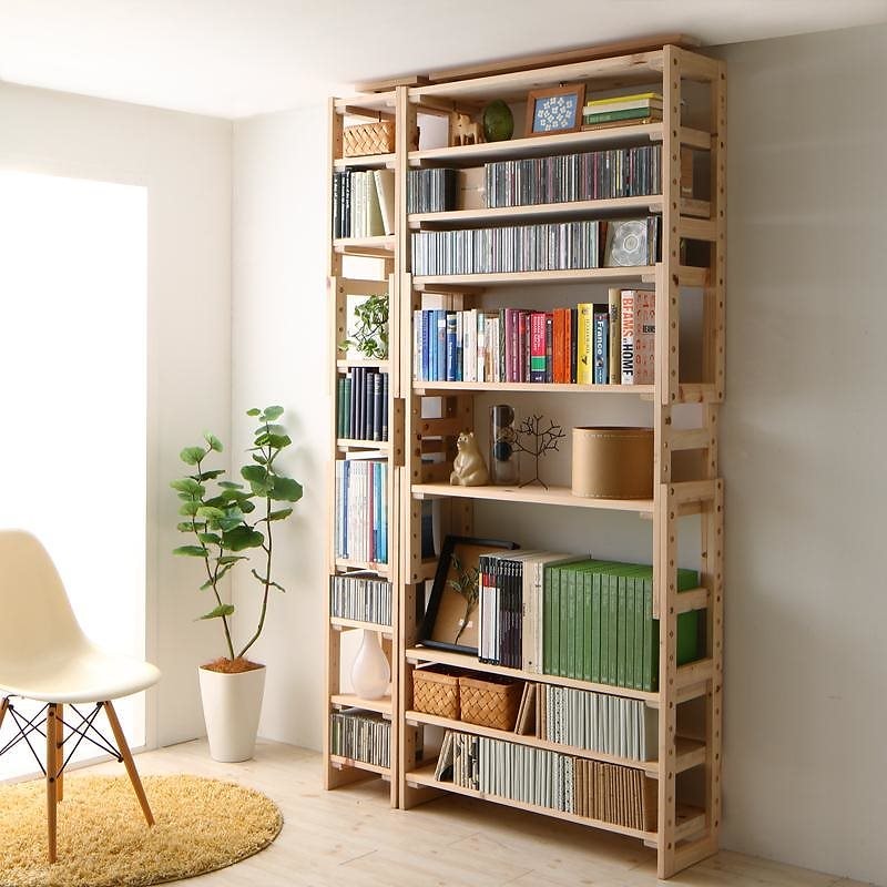 国産ひのきつっぱりシェルフ/ラックシリーズ シェルフ本体 幅120 奥行29