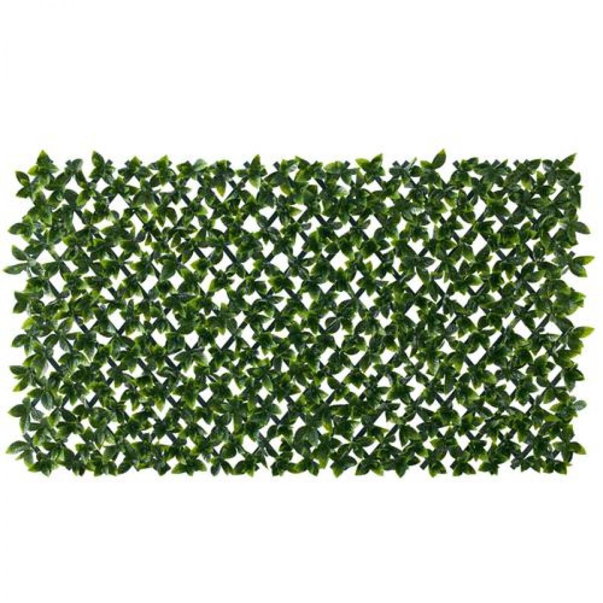 アイリスオーヤマ DECO GREEN 伸縮フェンス GF-180DG ダークグリーン 120×45cm～30×255cm フェイクグリーン 目隠し 庭 ベランダ