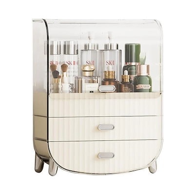 高級感 透明アクリル メークボックス コスメ収納 収納ケース 化粧 ポーチ アクセサリー 大容量 バッグ フタ付き 韓国 ラック 収納 ケース ピアス 棚 コスメ ボックス 引き出し メイク 道具