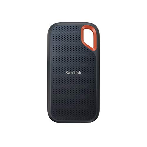 SanDisk ポータブルSSD 2TB USB3.2Gen2 読出最大1050MB/秒 防滴防塵 SDSSDE61-2T00-GH25 Extreme Portable 3年保証 Win Mac