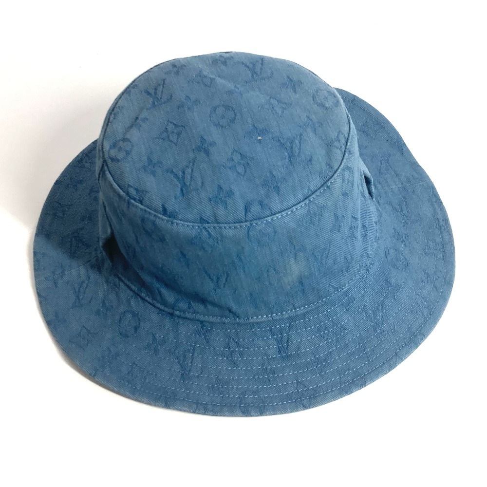 ハット M77591 シャプカ・スケーター カラー ブロックス モノグラム ハット帽 帽子 バケットハット ボブハット コットン ブルー