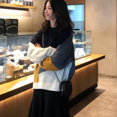 ニットセーター トップス セーター 長袖 ラウンドネック 厚手 かわいい 大人可愛い おしゃれ 4,950円