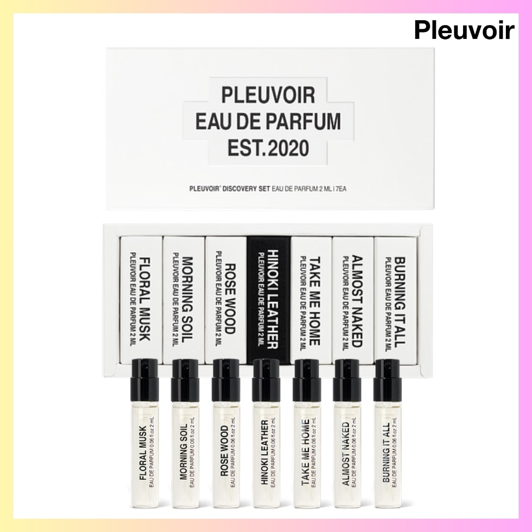 [pleuvoir] EAU DE PARFUME 2ml X 7 + FREE OMAKE 香水 サンプル セットミニサイズ セットディスカバリーセット香水 サンプル セット