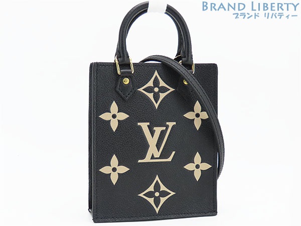 新古品ルイヴィトンバイカラーモノグラムアンプラントプティットサックプラ2WAYミニハンドバッグ斜め掛けショルダーバッグ