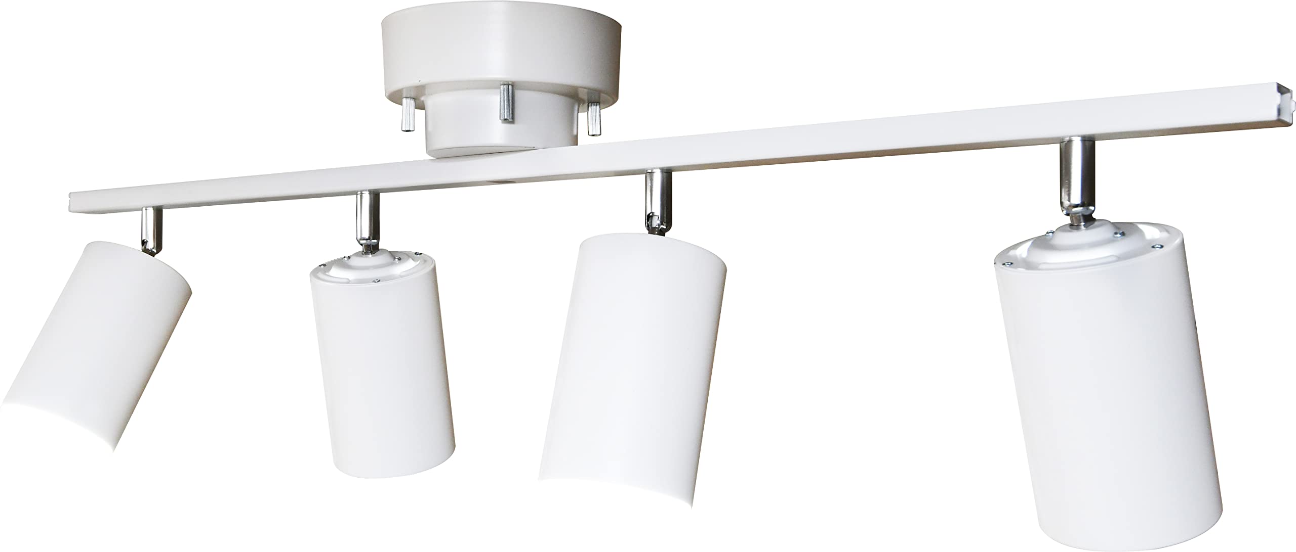 インテリア シーリングライト 4灯 スポットライト 天井照明 E26口金 角度調節機能 北欧 LED電球専用 電球別売 ブラック SPL-A4R83(BK)