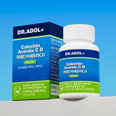 【品切れ続出】カテキン アセロラ バルバドスチェリーC+D 60錠 (30日分)