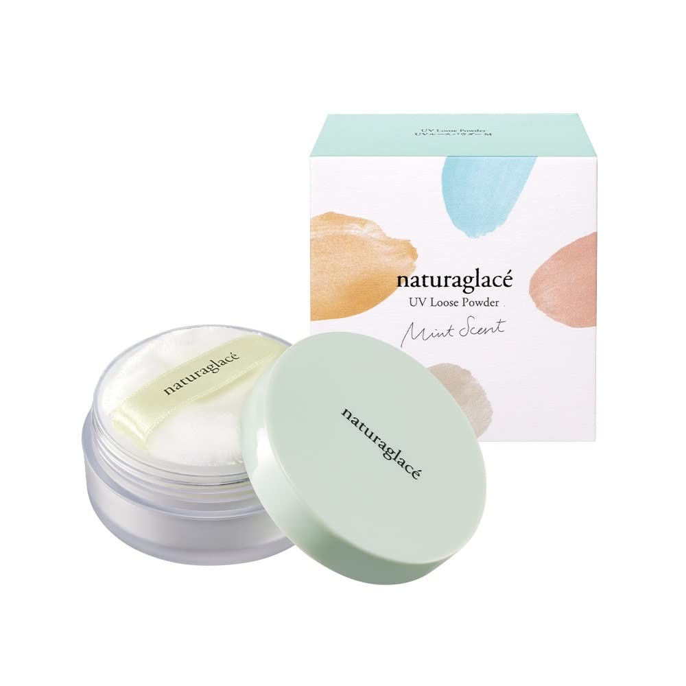 ナチュラグラッセ UVルースパウダーM クリアカラー やわらかいミントの香り