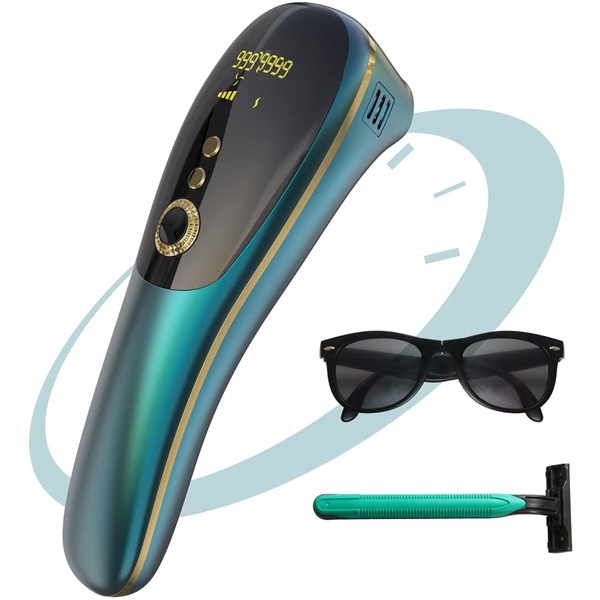 IPLレーザー 永久脱毛器99万使用5段調整VIO対応光エステLCDスクリーン連続フラッシュ男女兼用