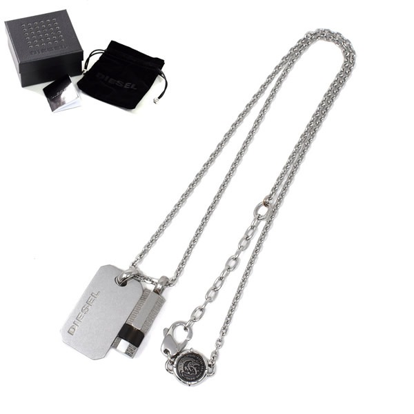 ブレスレット DX1156040 OBSIDIAN ロゴプレート ボルト ペンダント アクセサリー メンズ レディース シルバー