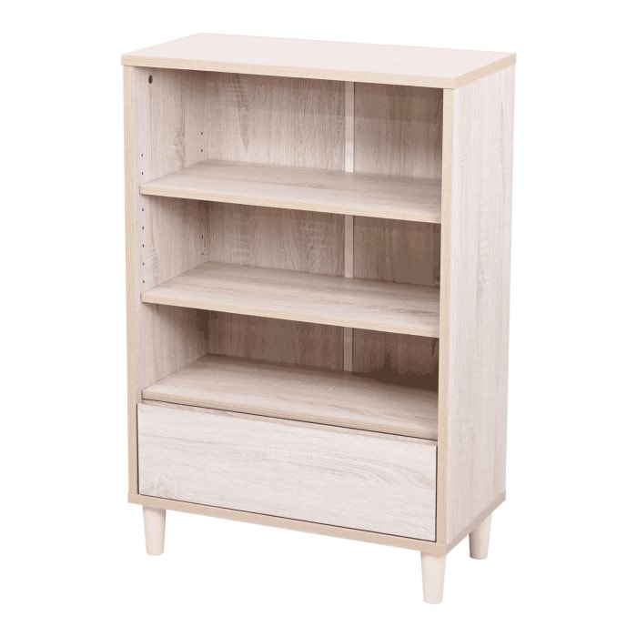 6デザインキャビネット オープンラック 木製 FSI-0001-NA ナチュラル