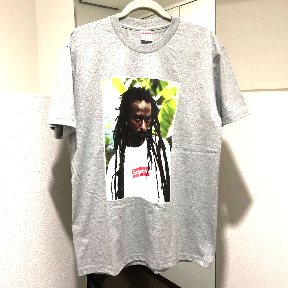 Supreme シュプリーム 半袖Tシャツ T-シャツ ブジュ バントン プリント アパレル 19ss Buju Banton Tee コットン グレー