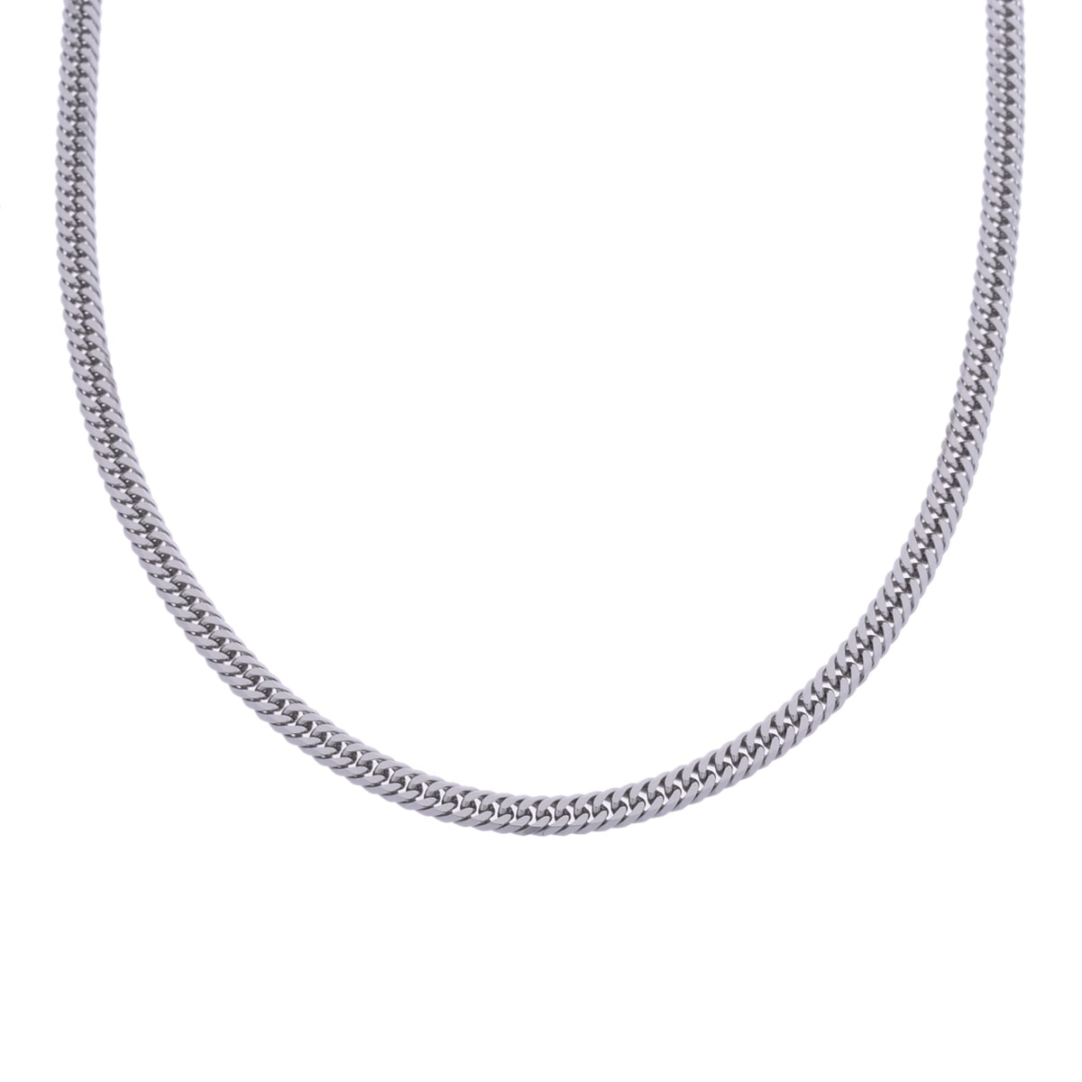 六面ダブル喜平ネックレス 50cm 50.62g ユニセックス Pt850プラチナ ネックレス 新品 銀蔵