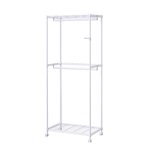 CMW2-75182 ホワイト [カラーメタル ワードローブ 2段タイプ] メーカー直送