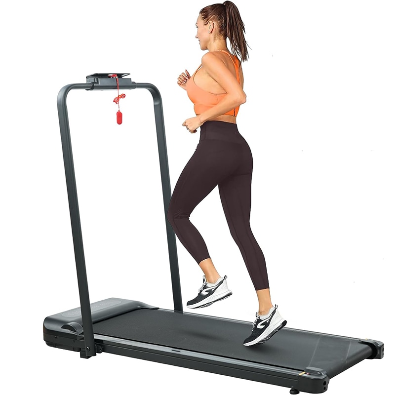 ルームランナー ウォーキングマシン 折りたたみ 薄型 安全キー付き 手すり付き 家庭用 電動ルームランナー トレッドミル 静音