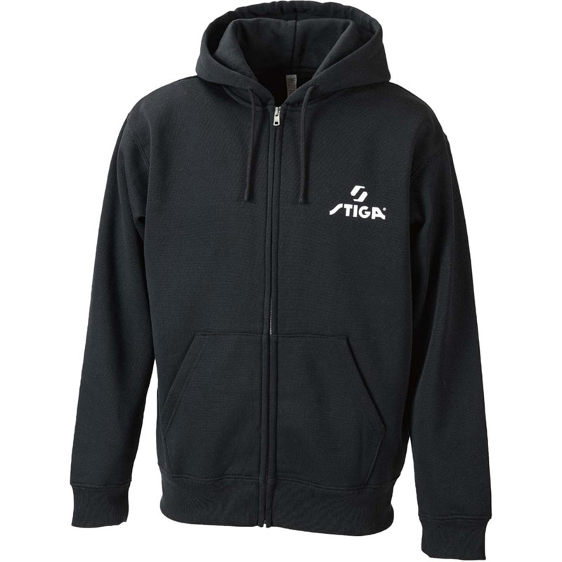 stiga(スティガ) ジップパーカーJP-II BK S 卓球 ウェアトップス (1805090104)