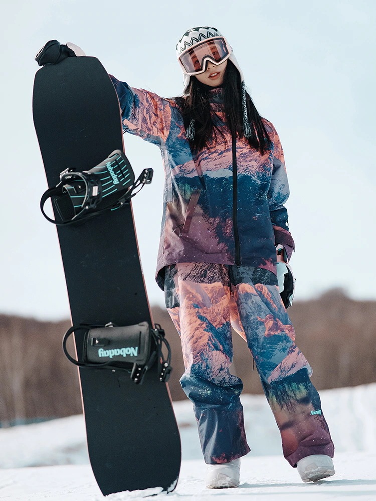 スノボウェア 2025 2026 上下セット ジャケット パンツ 雪山 おしゃれ 韓国風 メンズ レディース スノーボードウェア スノーウェア スキーウェア ピンク