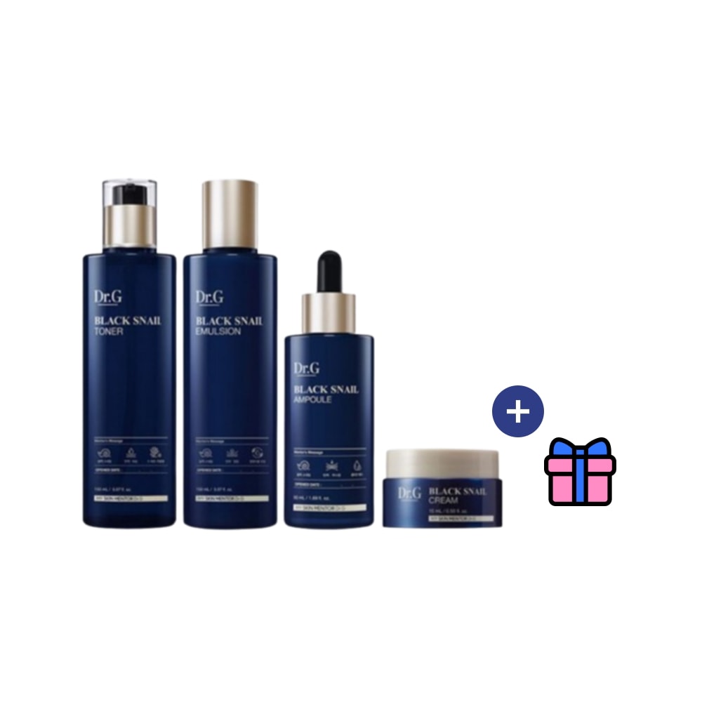 ブラック スネイル プレステージ 基礎化粧品 4点 セット 1個 (トナー150ML+ローション150ML+アンプル50ML+クリーム15ML)/スキンケア/ギフト/保湿/水分/低刺激/弾力/韓国コス