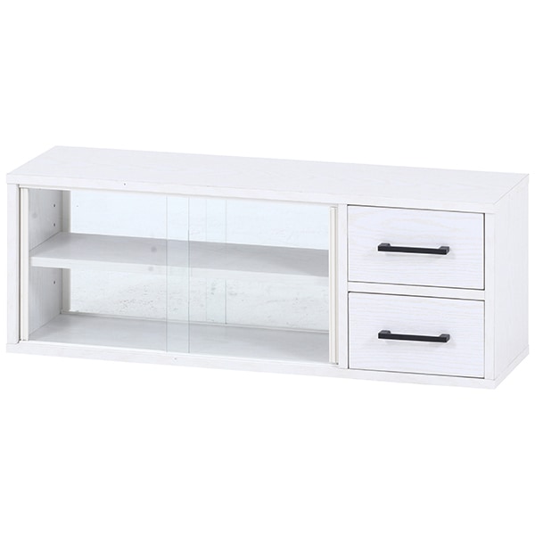 不二貿易 51495 カウンター上収納ラック 80幅 オークWH メーカー直送 6,587円