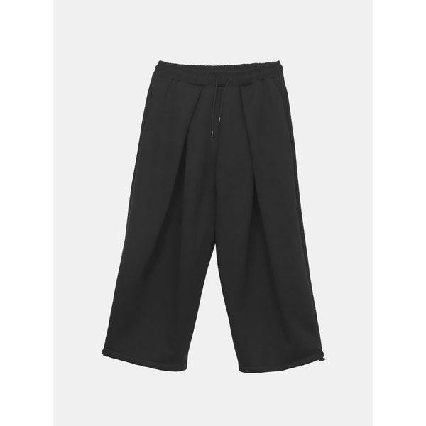 男性カジュアル起毛バルーンワイドパンツセット 芯タックトレーニングパンツ SCONP011_P412288797