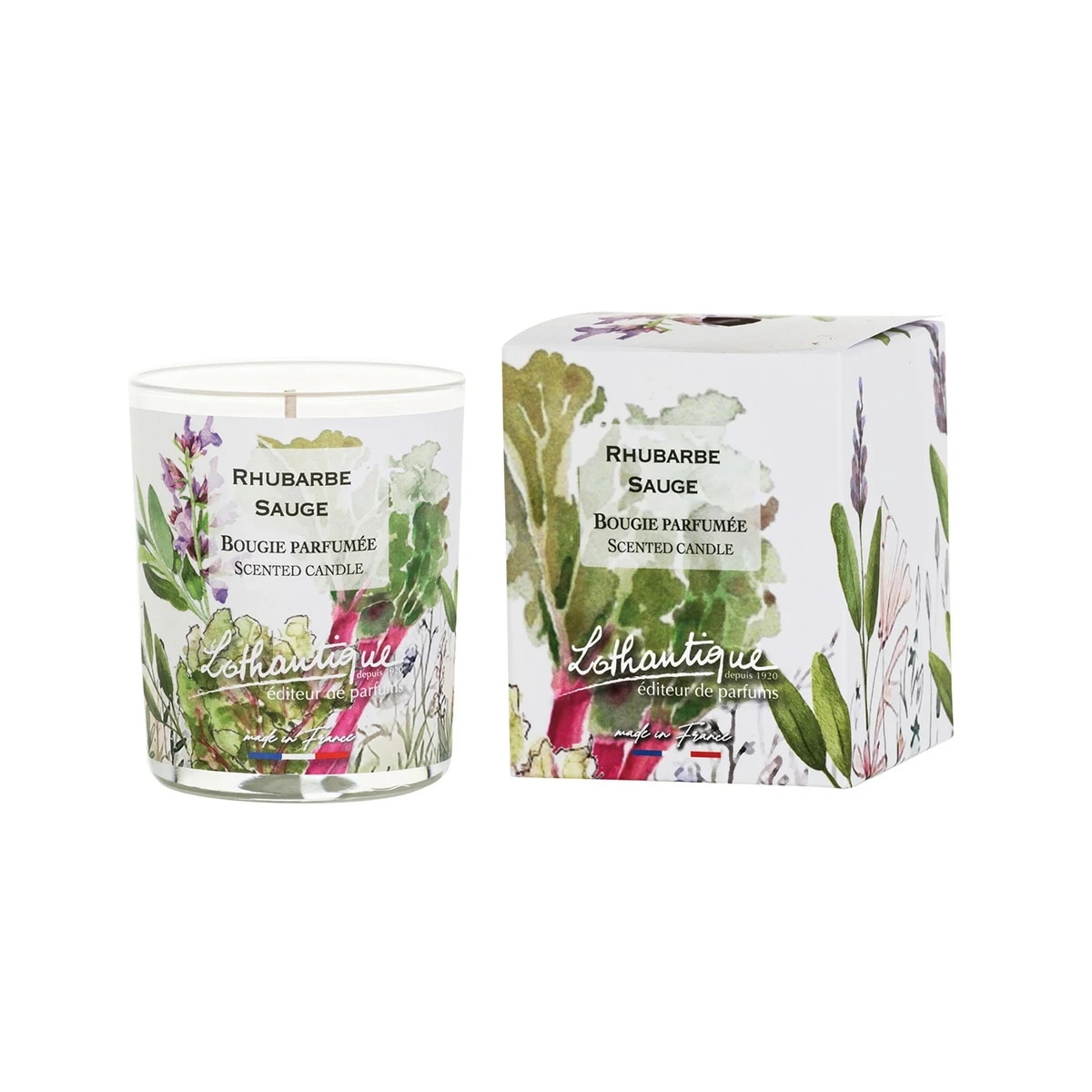 （ジャルダン ダクアレール） キャンドル 160g　 ルバーブセージ（JARDIN D AQUARELLES）（アロマキャンドル）